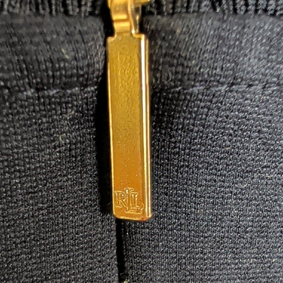 Lauren Ralph Lauren Navy Dress with Red Stripe - Picture 3 of 8